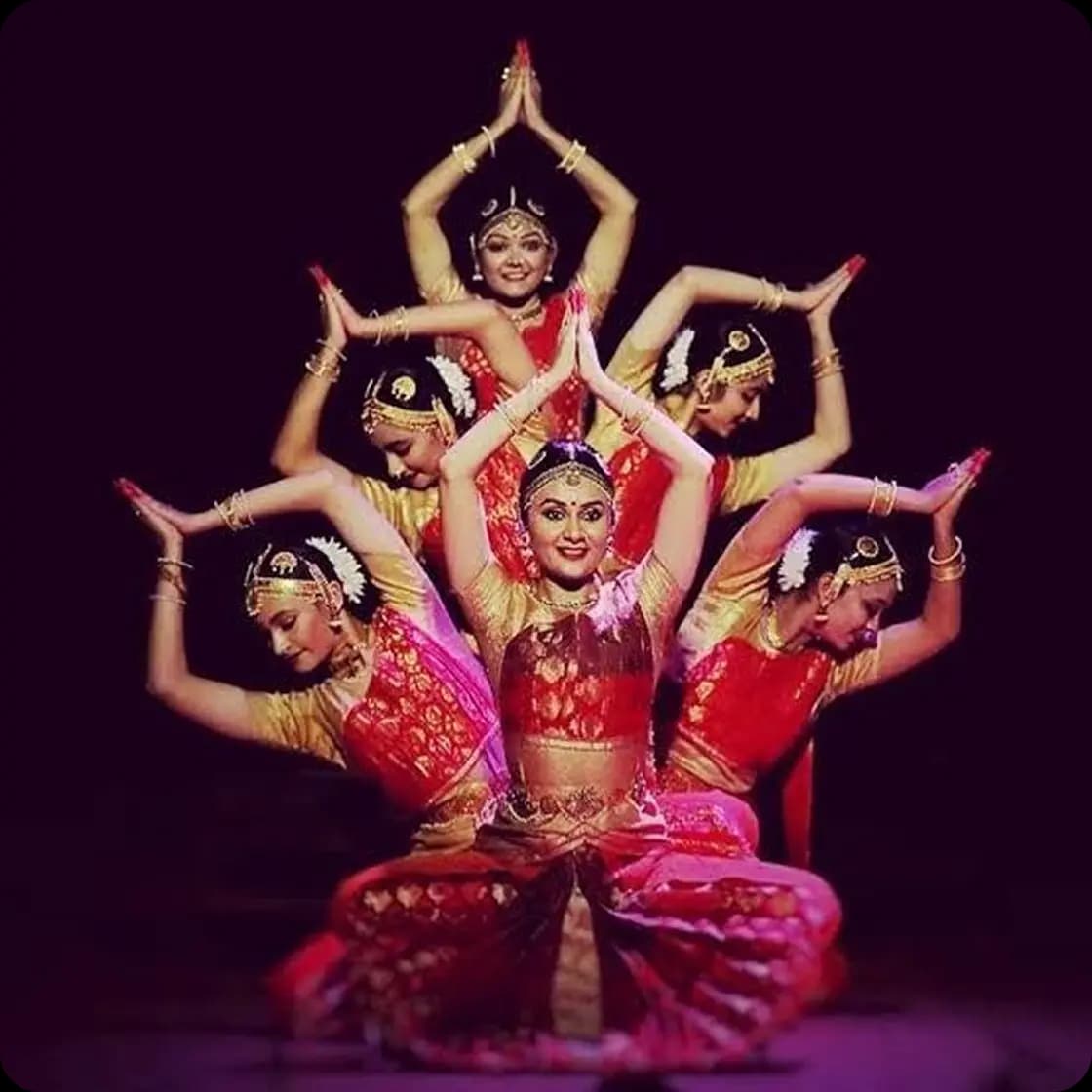 Traditional community dance performance