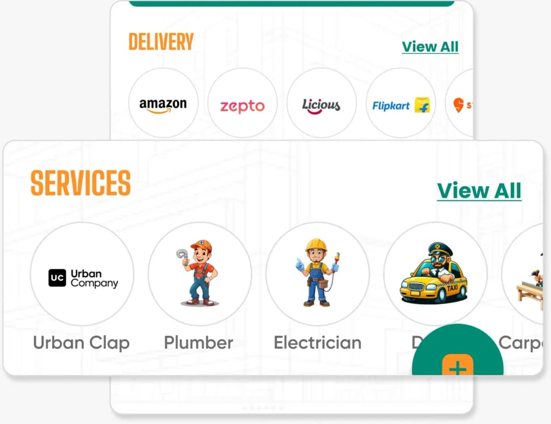 Services marketplace interface