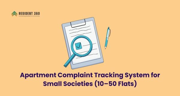 Apartment Complaint Tracking System for Small Societies (10–50 Flats)