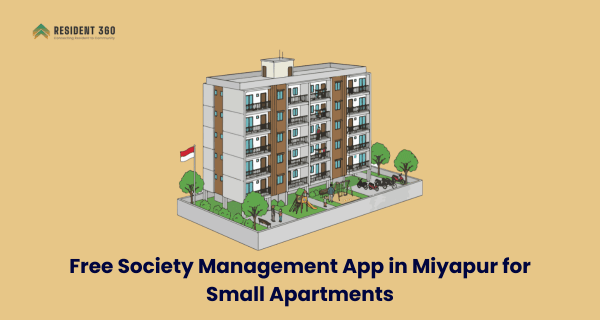 Free Society Management App in Kondapur for Small Apartments