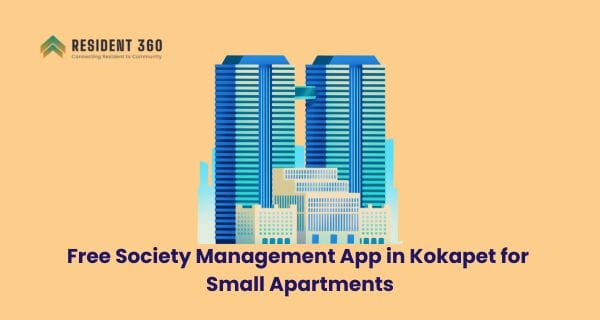 Free Society Management App in Kokapet for Small Apartments