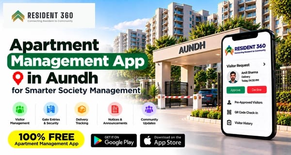 Apartment Managament App in Aundh for Smarter Society Management