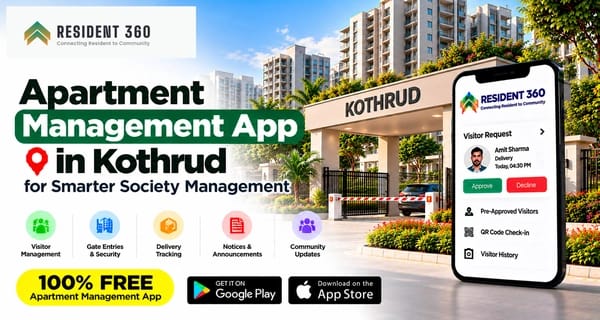 Apartment Managament App in Kothrud for Smarter Society Management