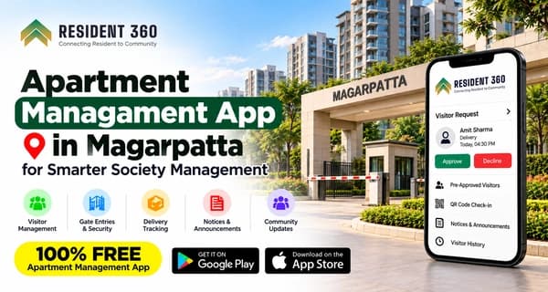 Apartment Managament App in Magarpatta for Smarter Society Management