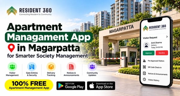 Apartment Managament App in Magarpatta for Smarter Society Management
