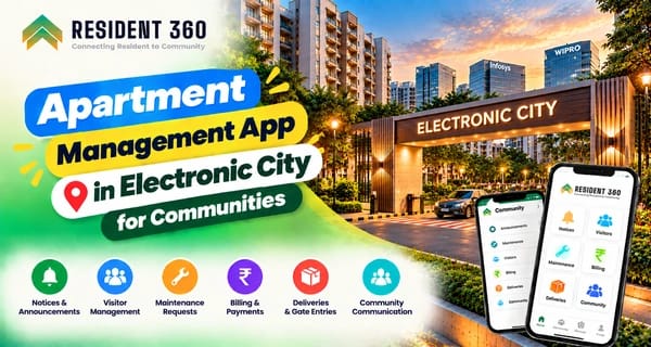 Apartment Managament App in Electronic City for Communities