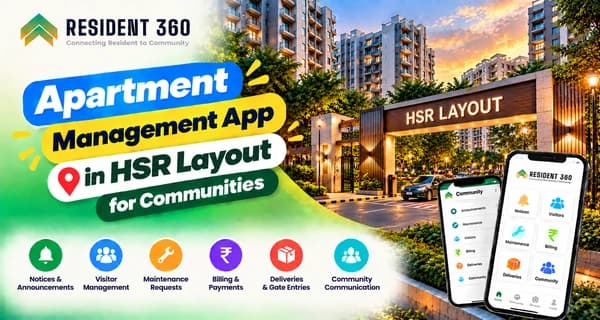 Apartment Managament App in HSR Layout for Communities