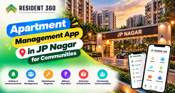 Apartment Managament App in JP Nagar for Communities
