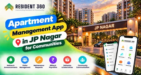 Apartment Managament App in JP Nagar for Communities