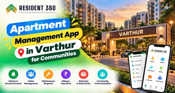 Apartment Managament App in Varthur for Communities