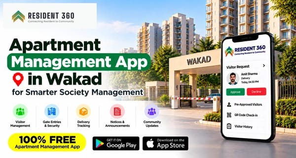 Apartment Management App in Wakad for Smarter Society Management
