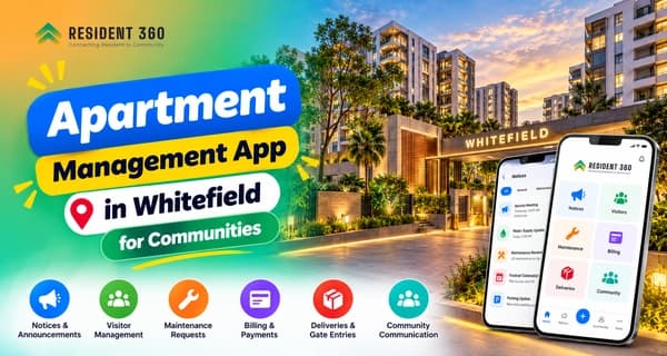 Apartment Managament App in Whitefield for Communities