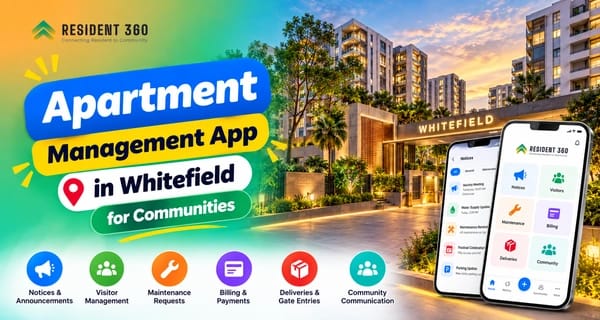 Apartment Managament App in Whitefield for Communities