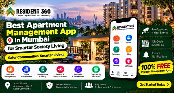 Best Apartment Management App in Mumbai for Smarter Society Living