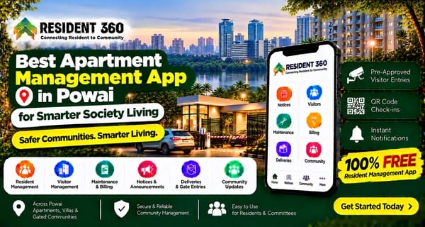 Best Apartment Management App in Powai for Smarter Society Living