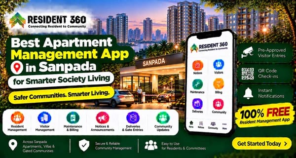 Best Apartment Management App in Sanpada for Smarter Society Living