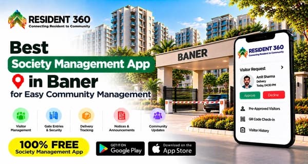 Best Society Management App in Baner for Easy Community Management