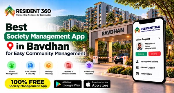 Best Society Management App in Bavdhan for Easy Community Management