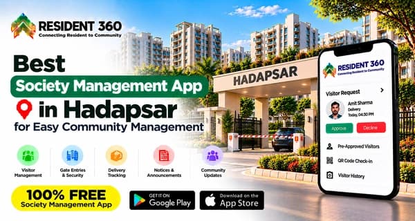 Best Society Management App in Hadapsar for Easy Community Management
