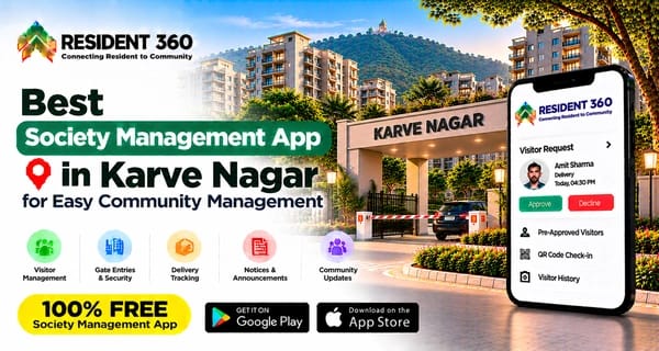 Best Society Management App in Karve Nagar for Easy Community Management