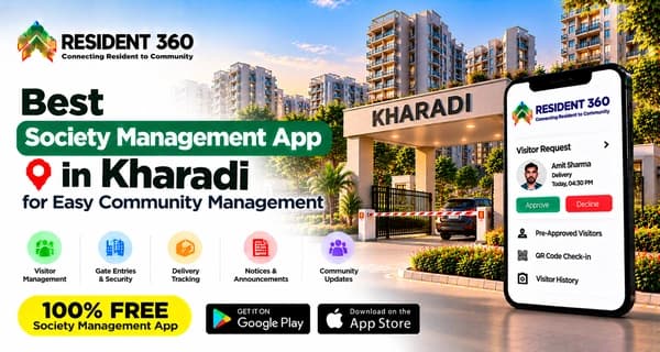 Best Society Management App in Kharadi for Easy Community Management