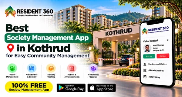 Best Society Management App in Kothrud for Easy Community Management