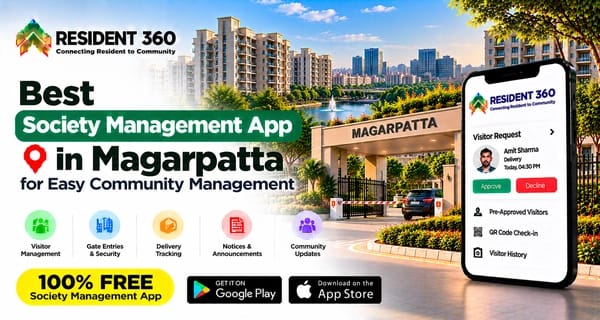 Best Society Management App in Magarpatta for Easy Community Management