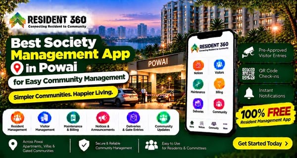 Best Society Management App in Powai for Easy Community Management