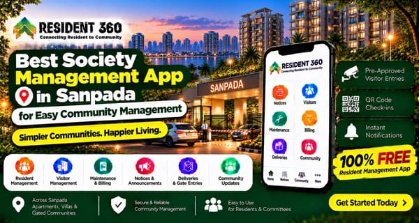 Best Society Management App in Sanpada for Easy Community Management