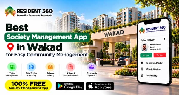 Best Society Management App in Wakad for Easy Community Management