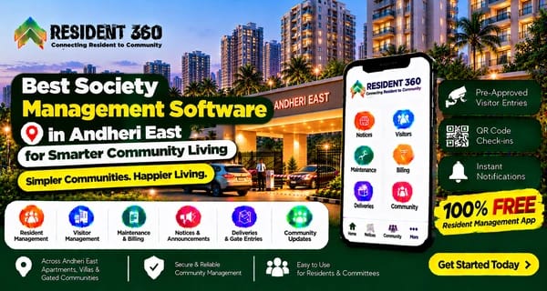 Best Society Management Software in Andheri East for Smarter Community Living