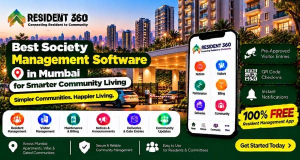 Best Society Management Software in Mumbai for Smarter Community Living