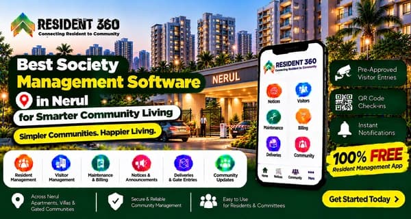 Best Society Management Software in Nerul for Smarter Community Living