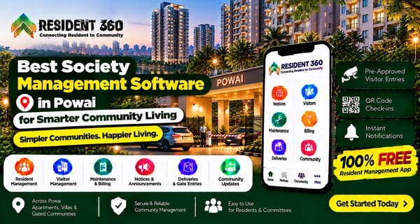 Best Society Management Software in Powai for Smarter Community Living