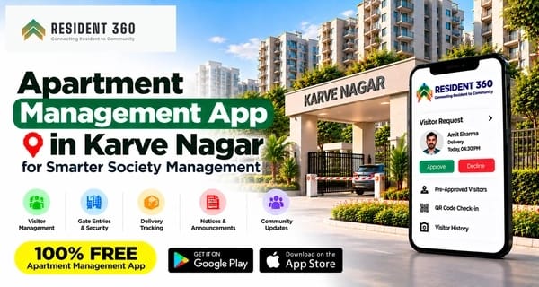 Apartment Managament App in Karve Nagar for Smarter Society Management