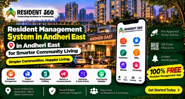 Resident Management System in Andheri East for Smarter Community Living