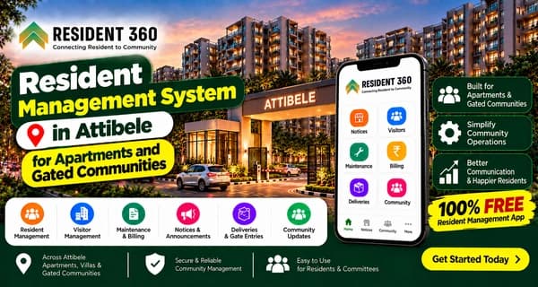 Resident Management System in Attibele for Apartments and Gated Communities