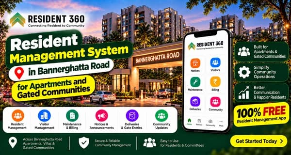 Resident Management System in Bannerghatta Road