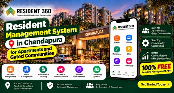 Resident Management System in Chandapura for Apartments and Gated Communities