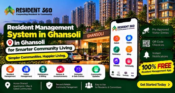 Resident Management System in Ghansoli for Smarter Community Living