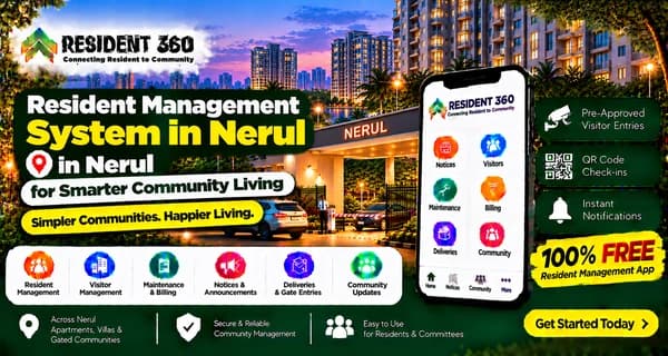 Resident Management System in Nerul for Smarter Community Living