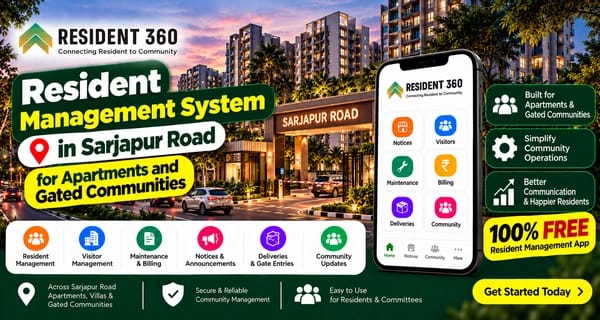 Resident Management System in Sarjapur Road