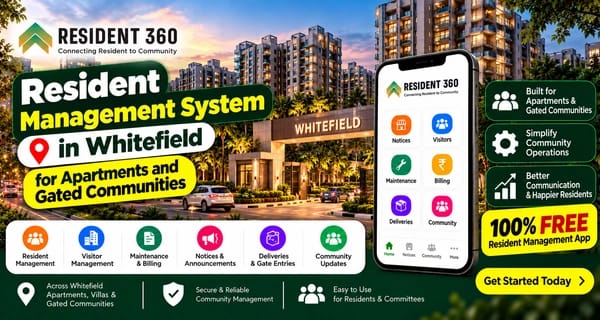 Resident Management System in Whitefield