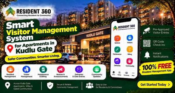 Smart Visitor Management System for Apartments in Kudlu Gate