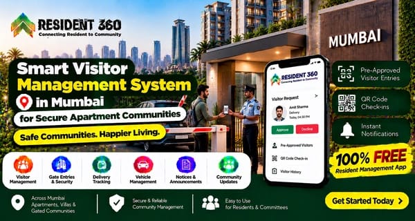 Smart Visitor Management System in Mumbai for Secure Apartment Communities