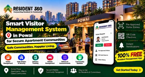Smart Visitor Management System in Powai for Secure Apartment Communities
