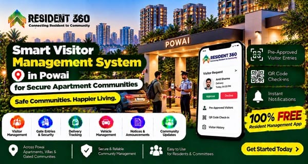 Smart Visitor Management System in Powai for Secure Apartment Communities