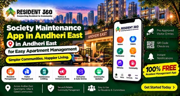 Society Maintenance App in Andheri East for Easy Apartment Management