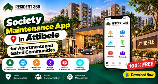 Society Maintenance App in Attibele for Apartments and Gated Communities