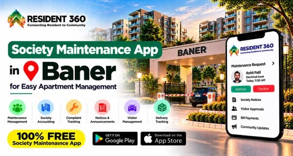Society Maintenance App in Baner for Easy Apartment Management